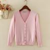 FEKEHA Women Cardigan Knitted Sweater Long Sleeve Female Casual V Neck Woman Tops Plus Size