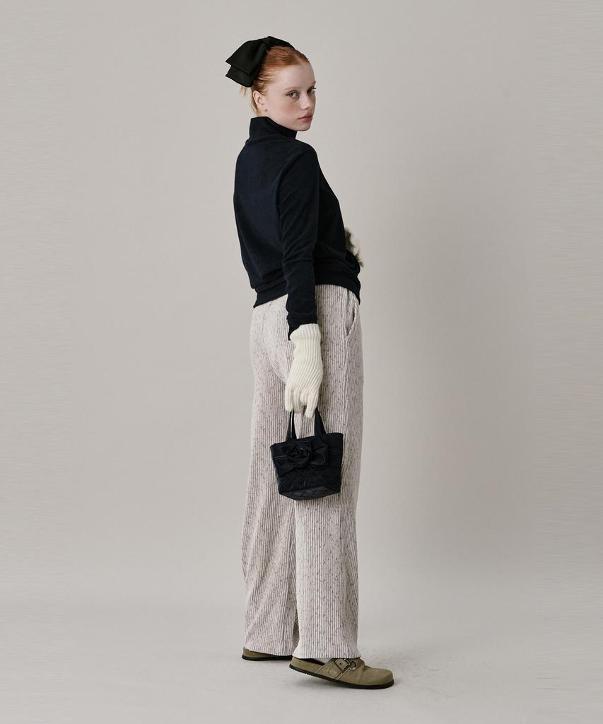 JUNEJUNE SPACE 24 Two Tone Velour Pants_Ivory (24 Two Tone Velour Pants_Ivory)