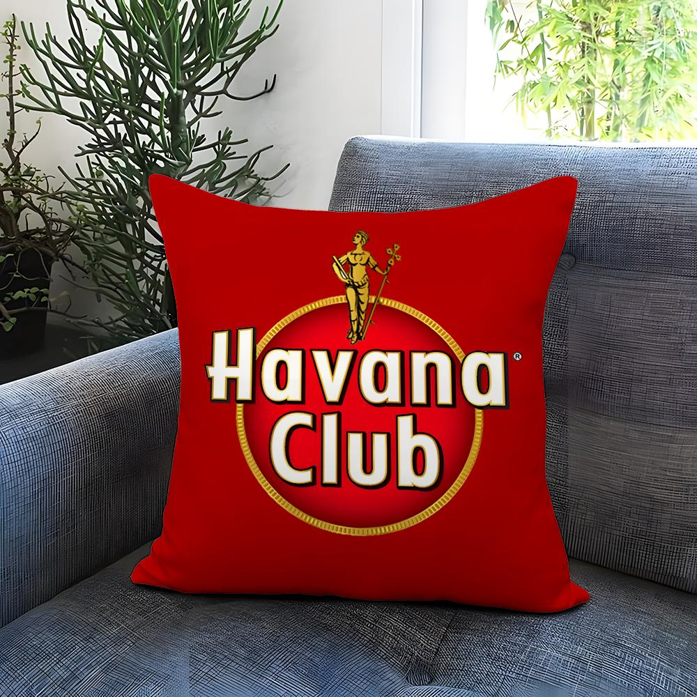 Trendy HHavana Clubes Cushion Cover Comfortable Reversible Pillow Cover Ideal for Car Sofa Bedroom Beyond
