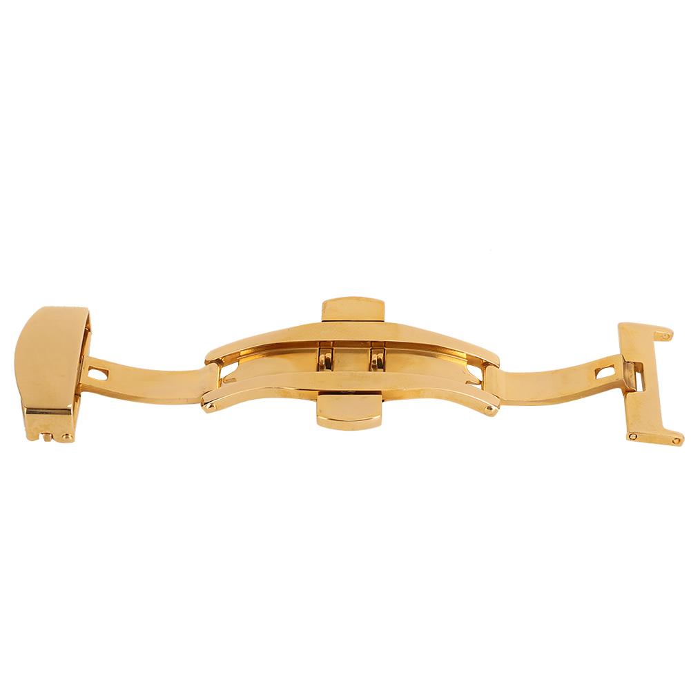 Застежка для часов из нержавеющей стали, пряжка для ремешка для часов, сменный аксессуар, золото 20 мм