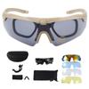 Tactical Glasses Outdoor Sport Airsoft Shooting Hunting Goggles Hiking Goggles Outdoor Sunglasses with Lens 5pcs