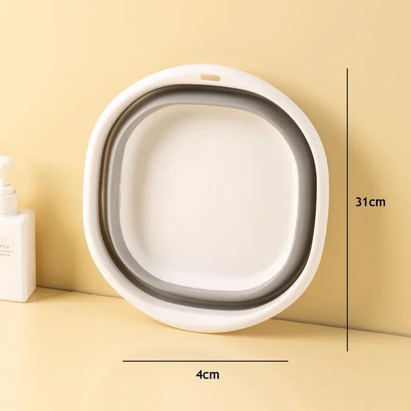 Портативные умывальники Пластиковые складные умывальники Предметы первой необходимости для общежития Складное ведро Таз Умывальник Аксессуары для ванной и кухни