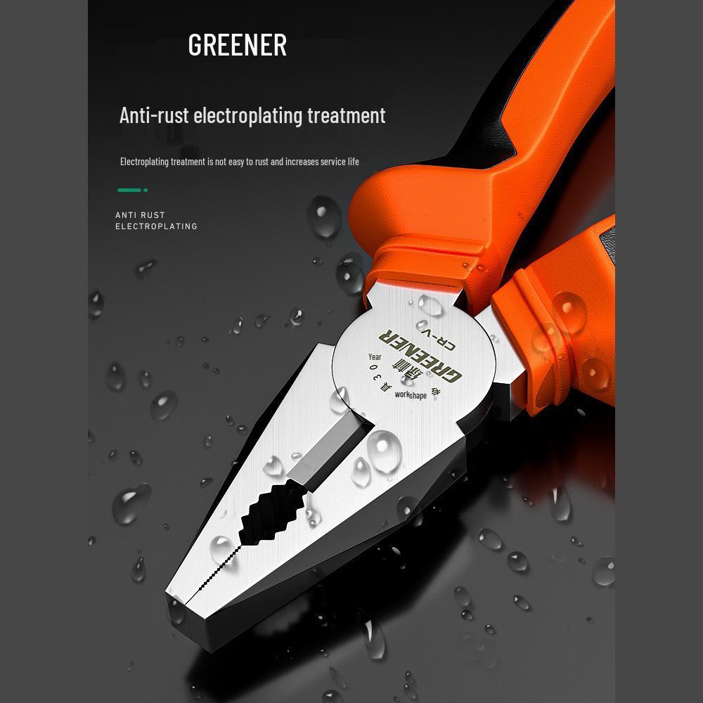 Многофункциональные диагональные пассатижи Green Forest для электриков