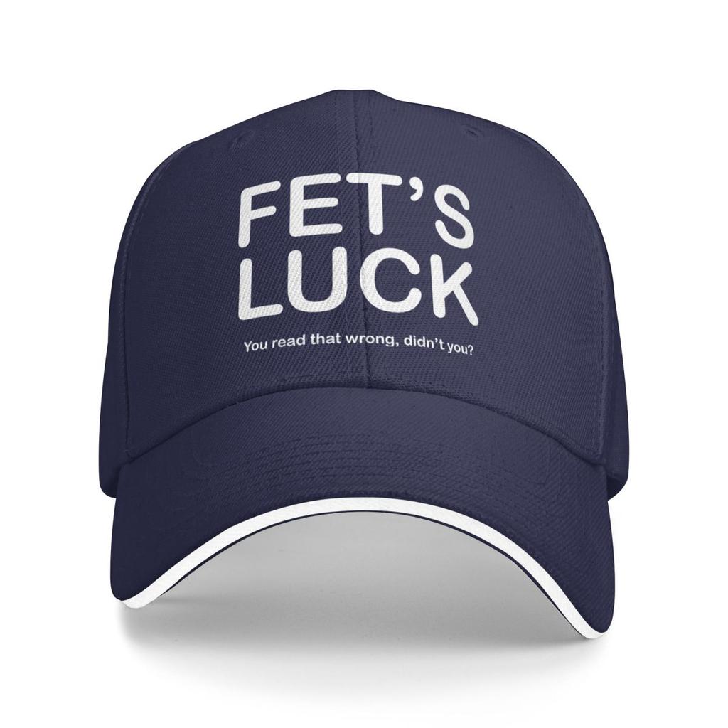 Бейсболки Fets Luck Модные Мем Забавные Индивидуальные FeУнисекс Унисекс Спорт Летние Кепки