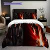 Supernatural Final Season Poster Threepiece Set 1 Duvet Cover 2 Pillowcase Without Core Duvet Cover And Pillowcase Christmas Birthday Gift