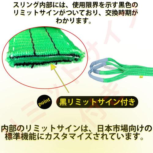 HELIX Sling Belt [Set of 2] 3m Width 50mm Working Load 2000kg Nylon Sling Lifting Towing Helix 2T Japanese Instruction Manual Included