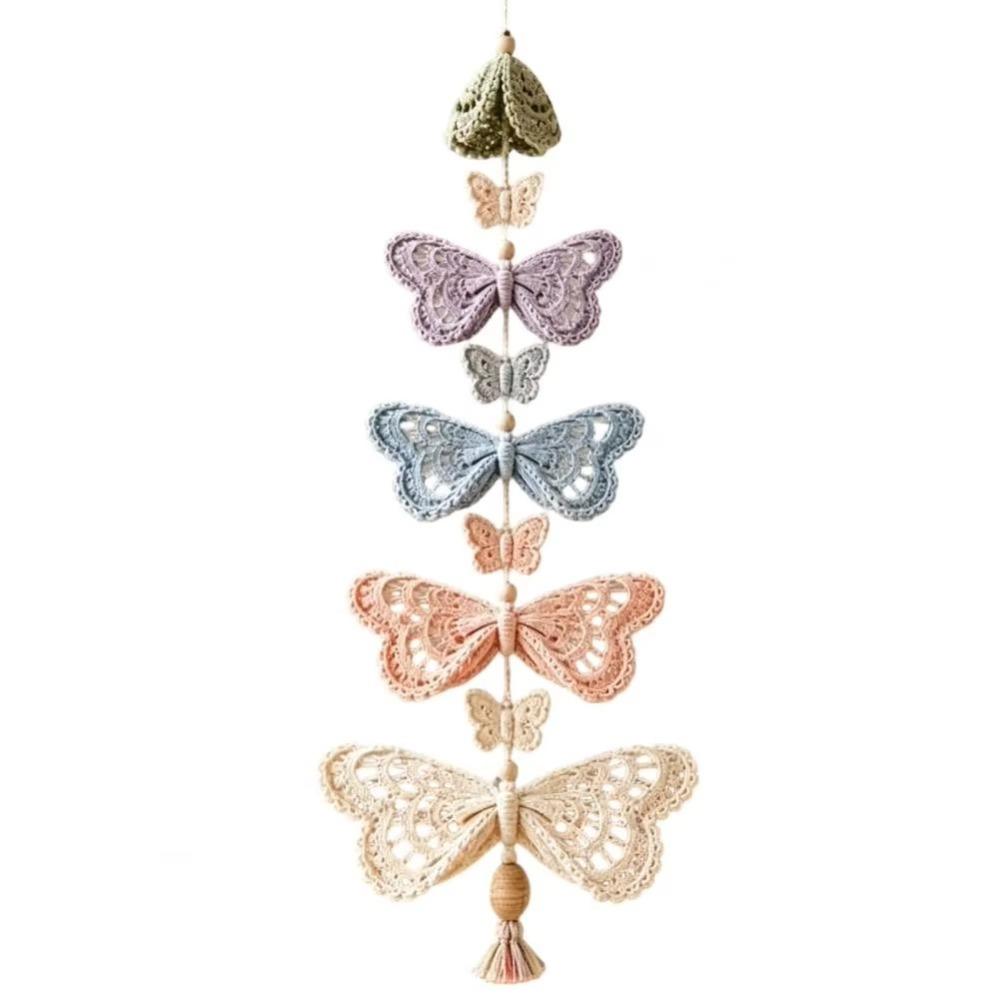 Hand‑Woven DIY Crochet Hummingbird Set Immersive Crafting Animal Theme Wall Pendant  for Beginners