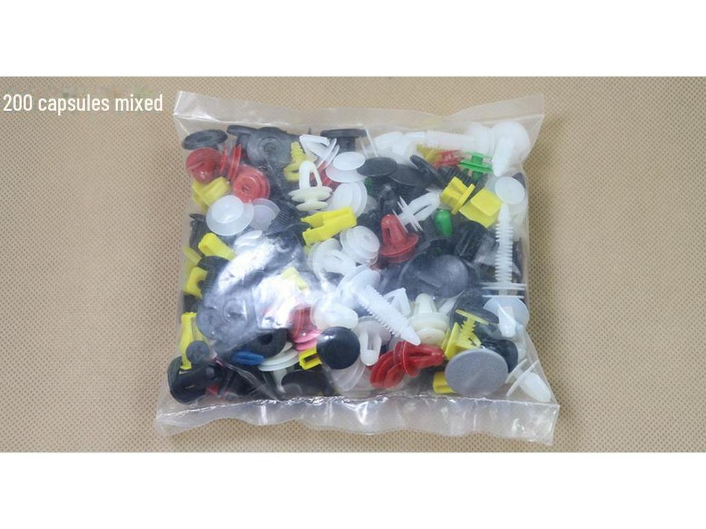 Комплект зажимов для пряжек для салона автомобиля - дверная панель, уплотнитель багажника, крыло, потолок, винт, кнопка