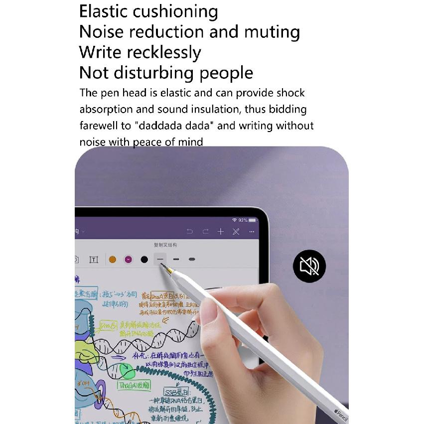Наконечники для Apple Pencil 1/2 поколения, сменные, кристально-алмазные, для iPad Pencil 1/2, износостойкие наконечники для стилуса