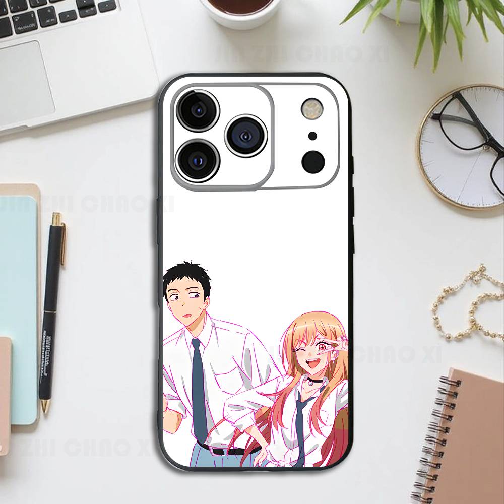 Comics M-Marin Silicone Phone Case For IPhone 17 16 15 14 13 12 11 X XS Plus Pro Max Shockproof Soft Cover