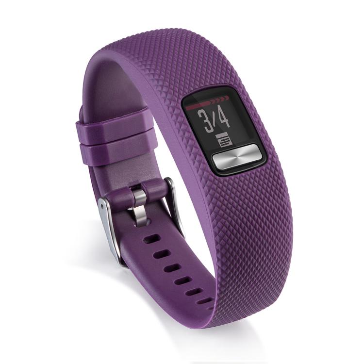Для Garmin Vivofit 4 xDfind Серебряная пряжка Силиконовый спортивный ремешок для часов