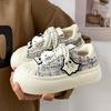 Spring Explosion Ugly Cute Big Head Little White Shoes Children's Platform 2025 New Middle and Older Children's Casual Versatile Sports Shoes
