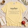 Teacher Definition Shirt, Funny Teacher Gift, Teacher Appreciation Back to School Tee, Comfort Colors 1717