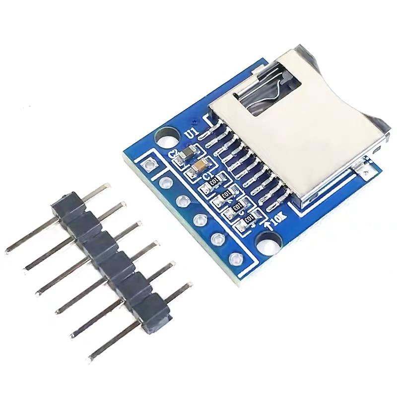 Модуль Micro SD 5V 3.3V Плата расширения памяти 6 контактов Мини Micro SD TF карта Модуль-шилд памяти с контактами для Arduino ARM AVR