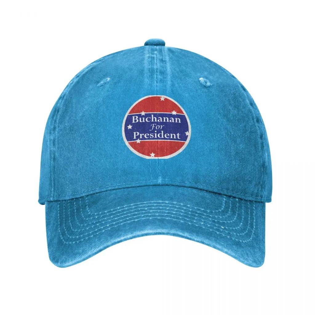Buchanan For President Logo Baseball Cap foam party Hat Ball Cap western Hat Hat Beach Women Unisexs