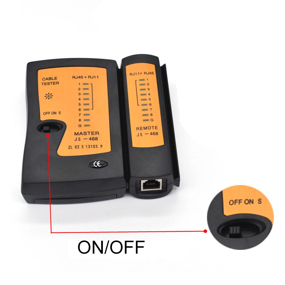 Портативный инструмент для сетевого оборудования Ethernet Инструмент для обжима сетевых LAN-кабелей Набор инструментов Инструмент для ремонта сети Двойное использование