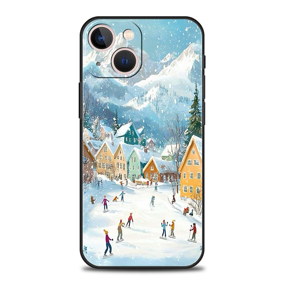 Мультяшный Рождественский Чехол Для Телефона Samsung Galaxy S26 S25 S24 S23 S22 S20 Ultra S21 FE 5G S10 Plus TPU Ударопрочный Чехол
