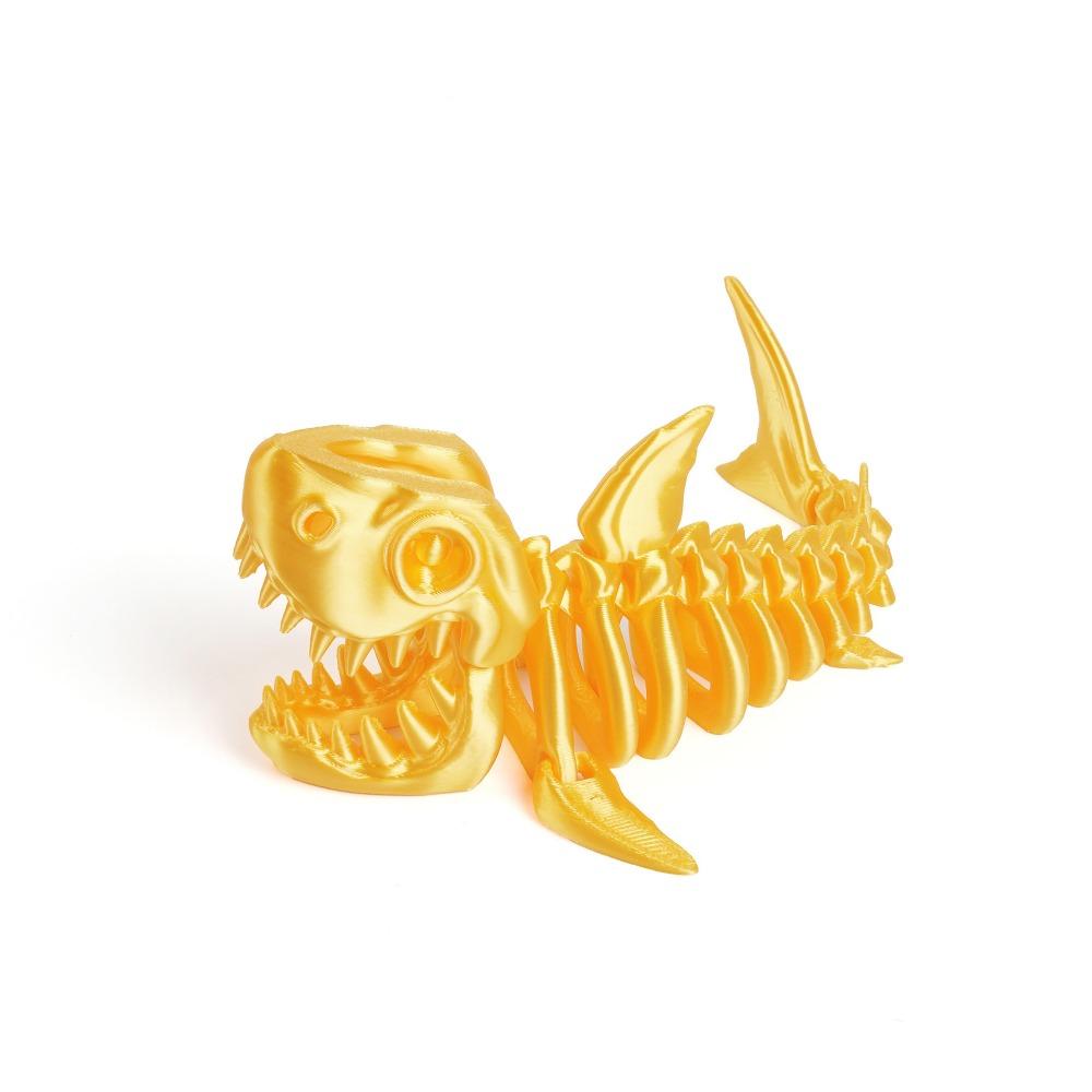 Многосуставная Подвижная 3D-печатная Модель Акулы Ручной работы Имитация Акулы Настольное Украшение