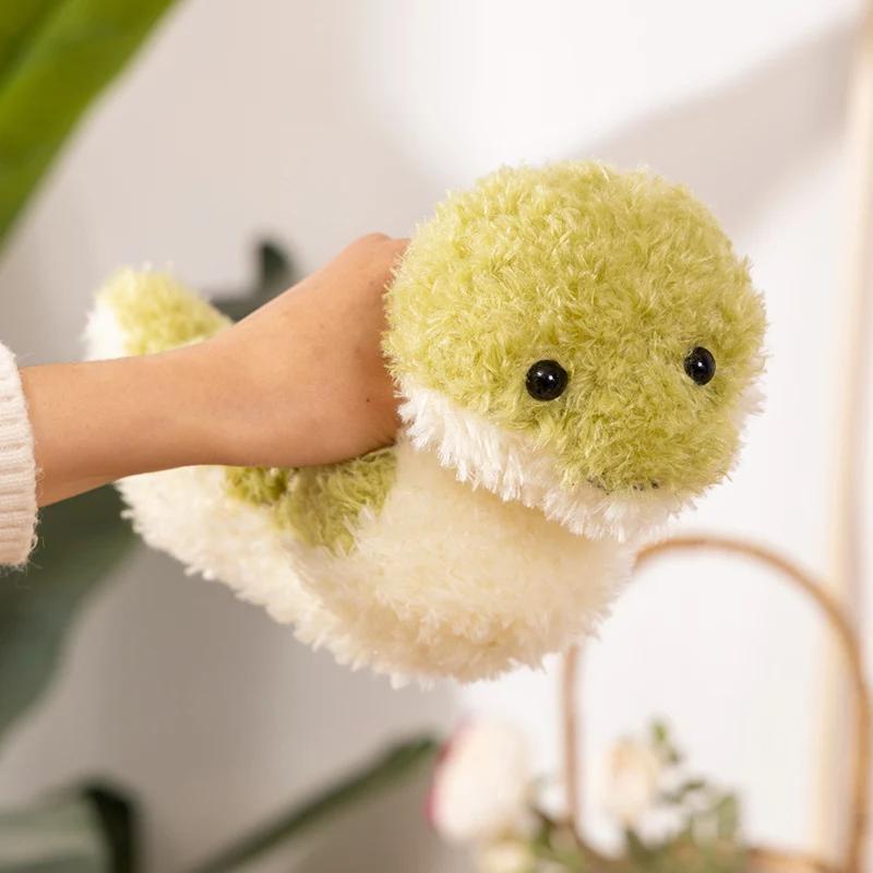 Милая гигантская зеленая плюшевая игрушка-кукла «Боа», подушка-змея, декоративная подушка «Лесная семья», подарок на день рождения мальчика, украшение для гостиной