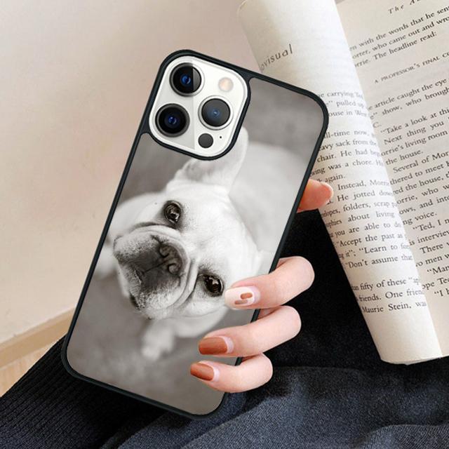 Чехол для телефона Французский бульдог Для iPhone 17 Air 16 15 14 plus 11 12 13 pro max чехол Оболочка Fundas