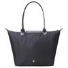 Longchamp Le Pliage Green 31 Foldable Recycled Canvas Dumpling Tote Bag Unisex Tote Bag Black 1899919001