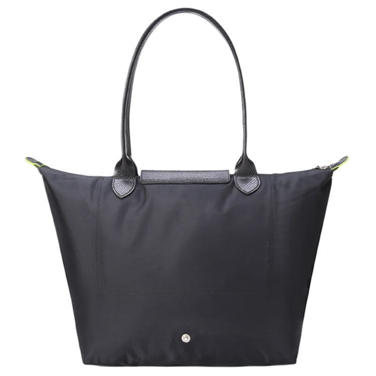 Longchamp Le Pliage Green 31 Foldable Recycled Canvas Dumpling Tote Bag Unisex Tote Bag Black 1899919001