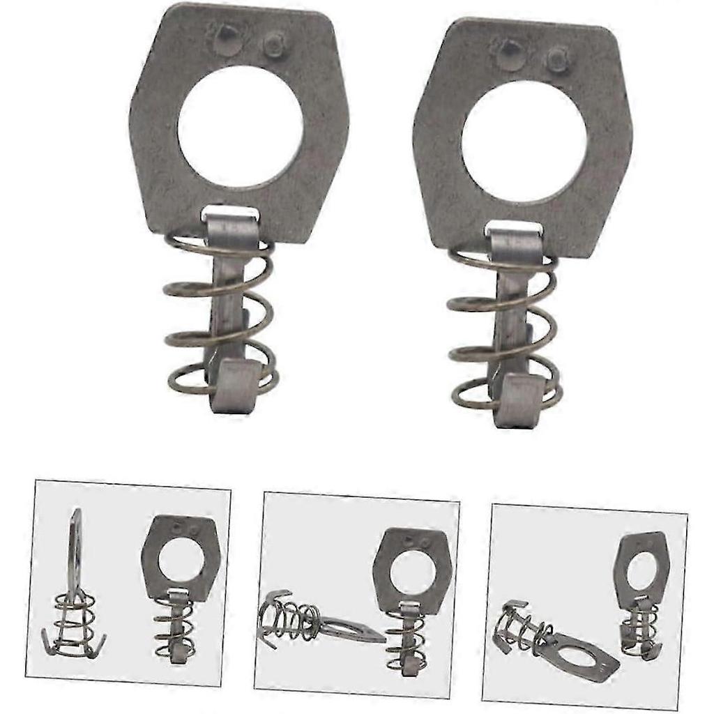 2 Pack Water Heater Door Lock Key, Stainless Steel RV Water Heater Tank Lock, Silver Door Security Lock