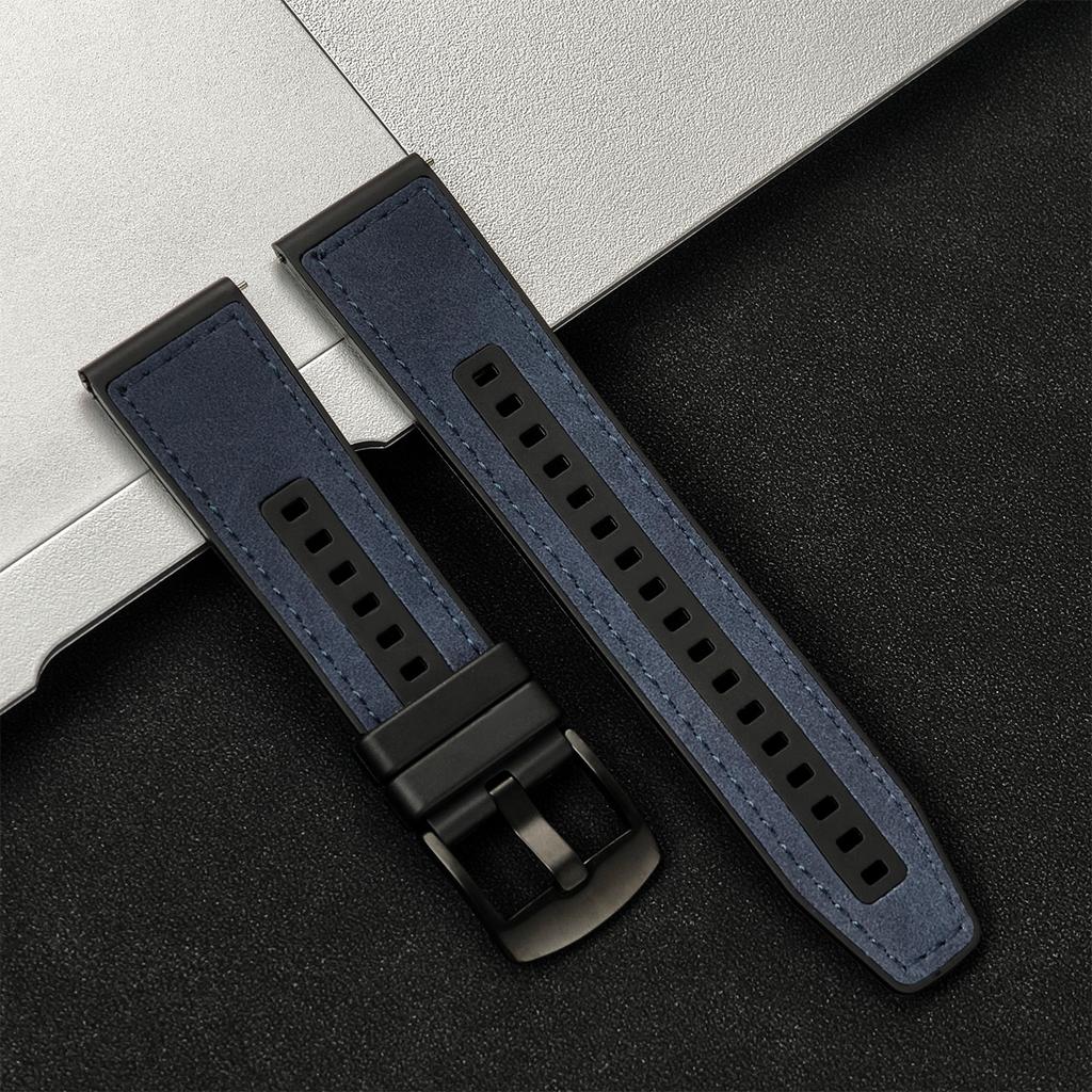 22 мм Универсальный кожаный ремешок для HAUWEI WATCH GT4/3 46 мм Дышащий спортивный браслет Быстросъемный браслет для Watch 4/3Pro 48 мм