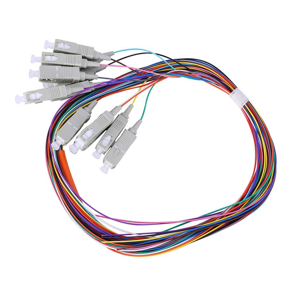 12Pole Fiber Pigtail Cable Multimode Multimode Pigtail SC/UPC Multimode Fiber Data Centers