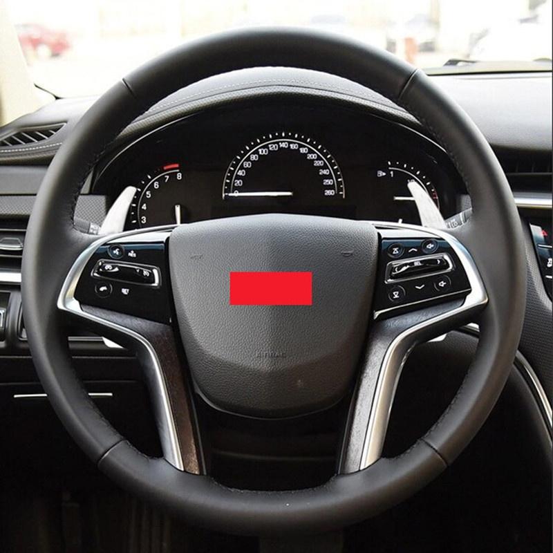 2Pcs Aluminum Alloy Steering Wheel Shift Paddle Shifter Extension for Cadillac ATS 2014-2017 ATS-L CT6 2016-2019 40T CT6