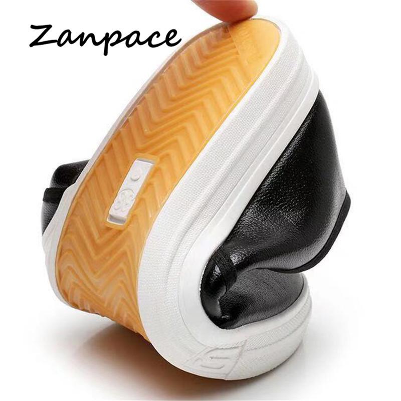 Черные туфли на платформе женские студенческие зимние теплые повседневные мокасины кожаные туфли женские туфли на плоской подошве на платформе