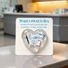 Personalised Transparent Heart Heartwarming Customizable Hug Card Acrylic Materials for Nurses Appreciation