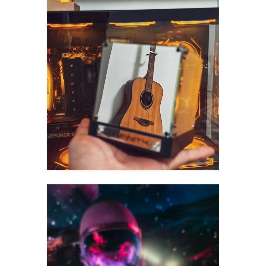 Car customized atmosphere light technology four-dimensional space super cube small night light car decoration accessories