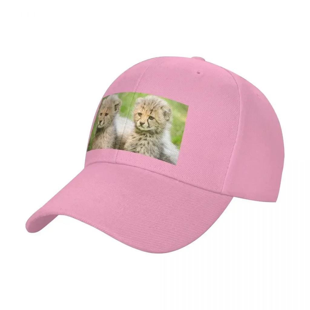 Cute Yellow and Black Cheetah Baseball Cap New Hat Snap Back tea Unisex Golf Wear Womens