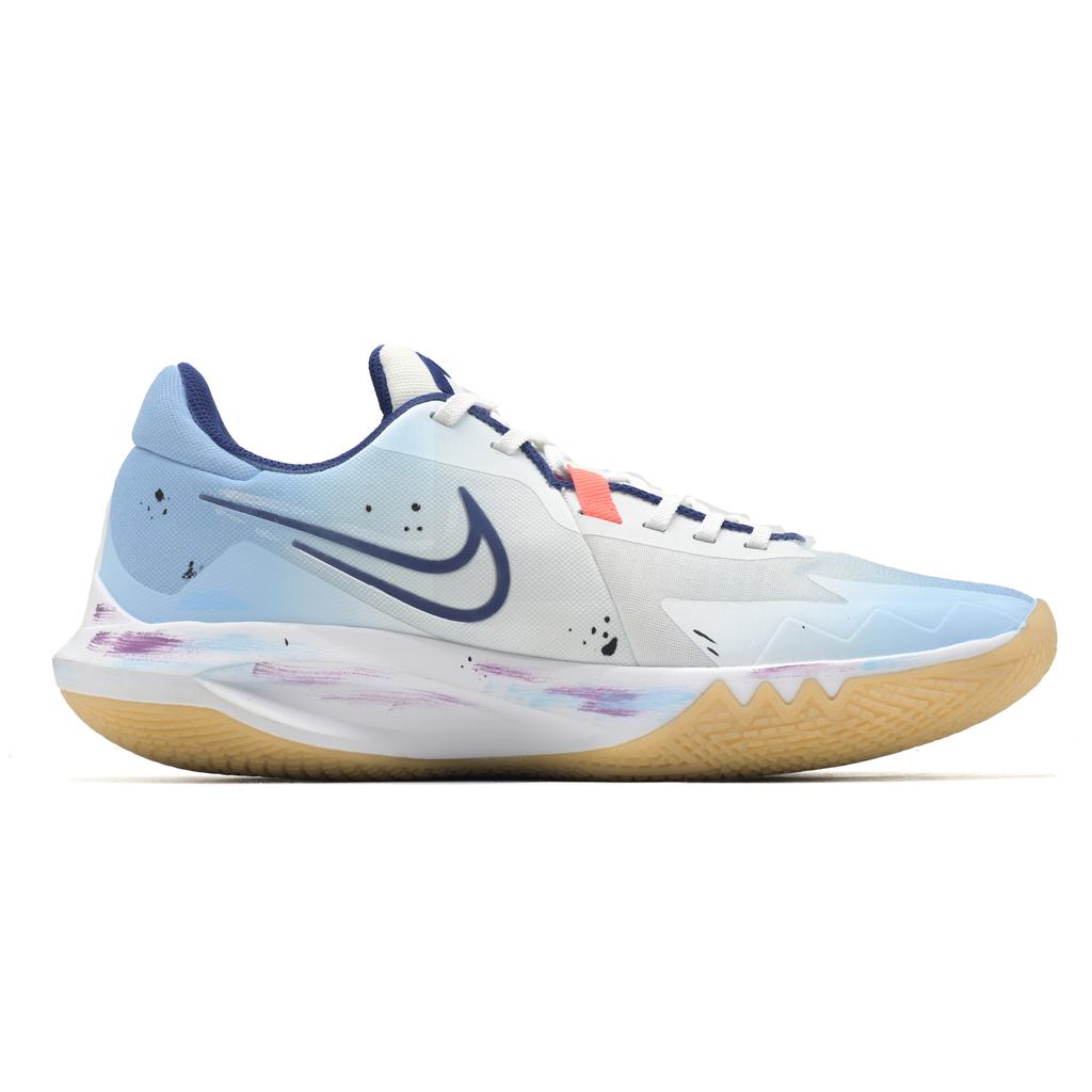 Nike Precision 6 Синий Морской Бриз Влагоотводящие Устойчивые к истиранию Дышащие Нескользящие Низкие Баскетбольные Кроссовки HV1796-141(Команда861-)