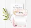 Inkdotpot 50A  Advice CardsA  For Baby Shower Game Glitter Star Advice For New Mom & Dad Gender Reveal Boy Or GirlA  Party
