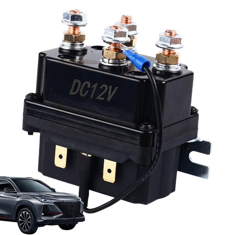 Winch Solenoid Contactor Relay Practical Winch Control Winch Controller Sturdy Electric Winch Relay Automotive Relays Kit For