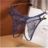 Women Sexy Tassel Hollow Out Panties Mesh Pearl Briefs Crochet Lace Up Panty Thongs G String Lingerie High Waist Panties