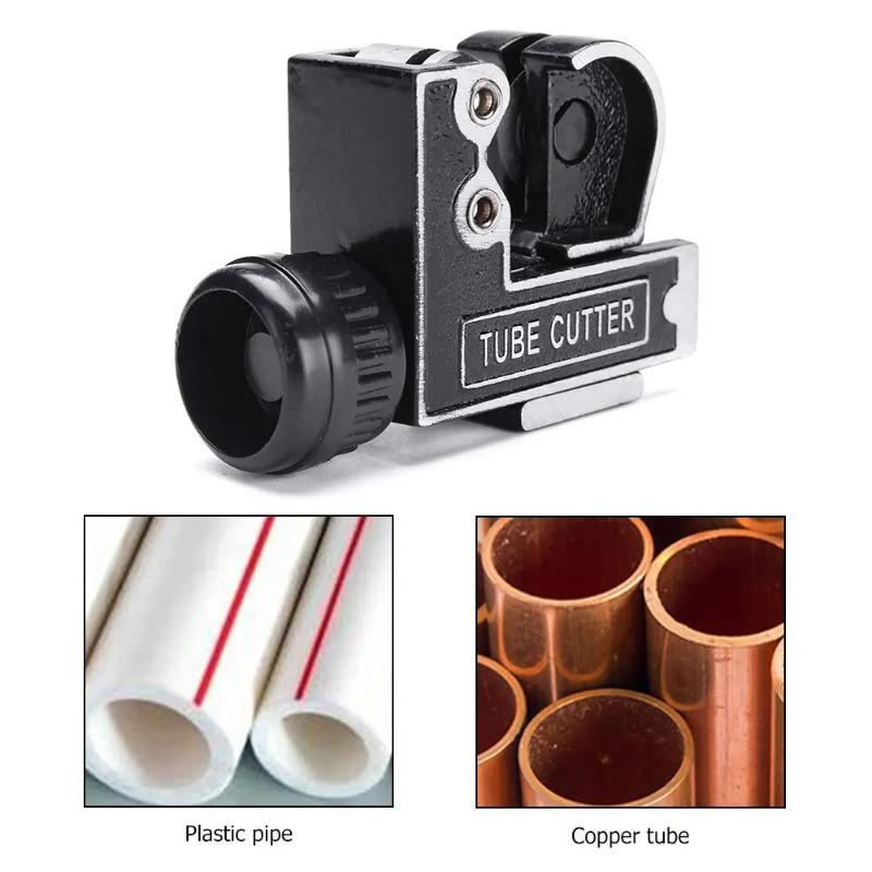 МИНИАТЮРНЫЙ РУЧНОЙ РЕЗАК ДЛЯ МЕДНЫХ ТРУБ HEISE 3-28ММ 1/8" До 1-1/8" Инструмент для резки стали и алюминия Мини-металлический маленький резак Аксессуар