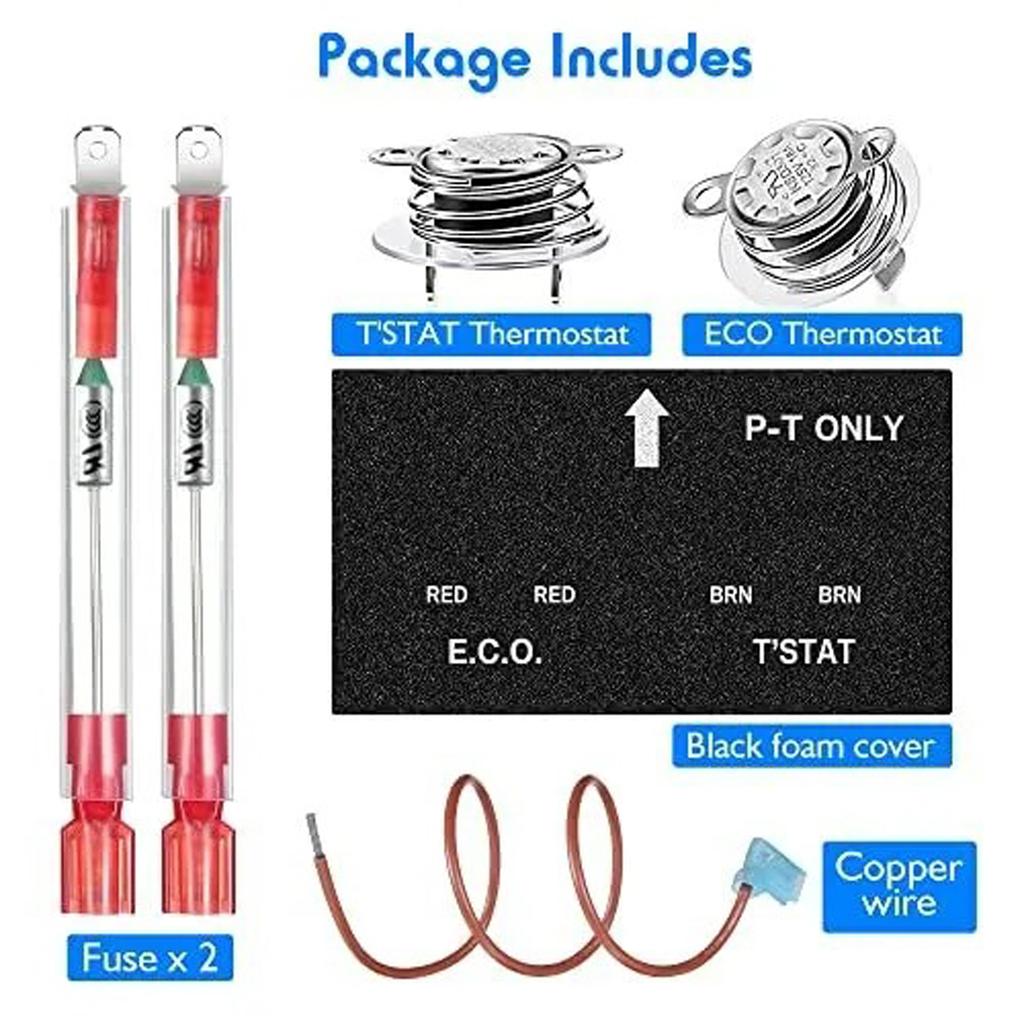 Термовыключатель водонагревателя RV с комплектом термостата ECO, Запасные части Замена для Atwood 91447 93866,