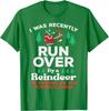 Christmas Runover By Reindeer Funny Xmas Tshirt 100 Cotton Oneck Short Sleeve Summer Casual Unisexs Tshirt Streetwear