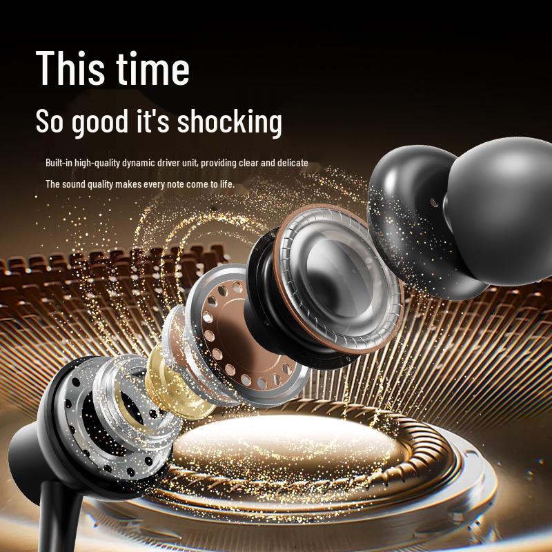 Беспроводные наушники-ожерелье с шумоподавлением, влагозащитой и длительным временем работы от аккумулятора