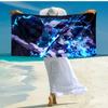 1pc Hashibira Inosuke Beach Towel, Comfortable and Thick, and Swimming/Bath/Picnic/Camping Towel, Suitable for Seaside Beaches