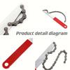 Universal Bicycle Cassette Removal Tool Kit, with Chain Whip and Auxiliary Wrench, Stainless Steel Professional Bike Cassette Removal Kit