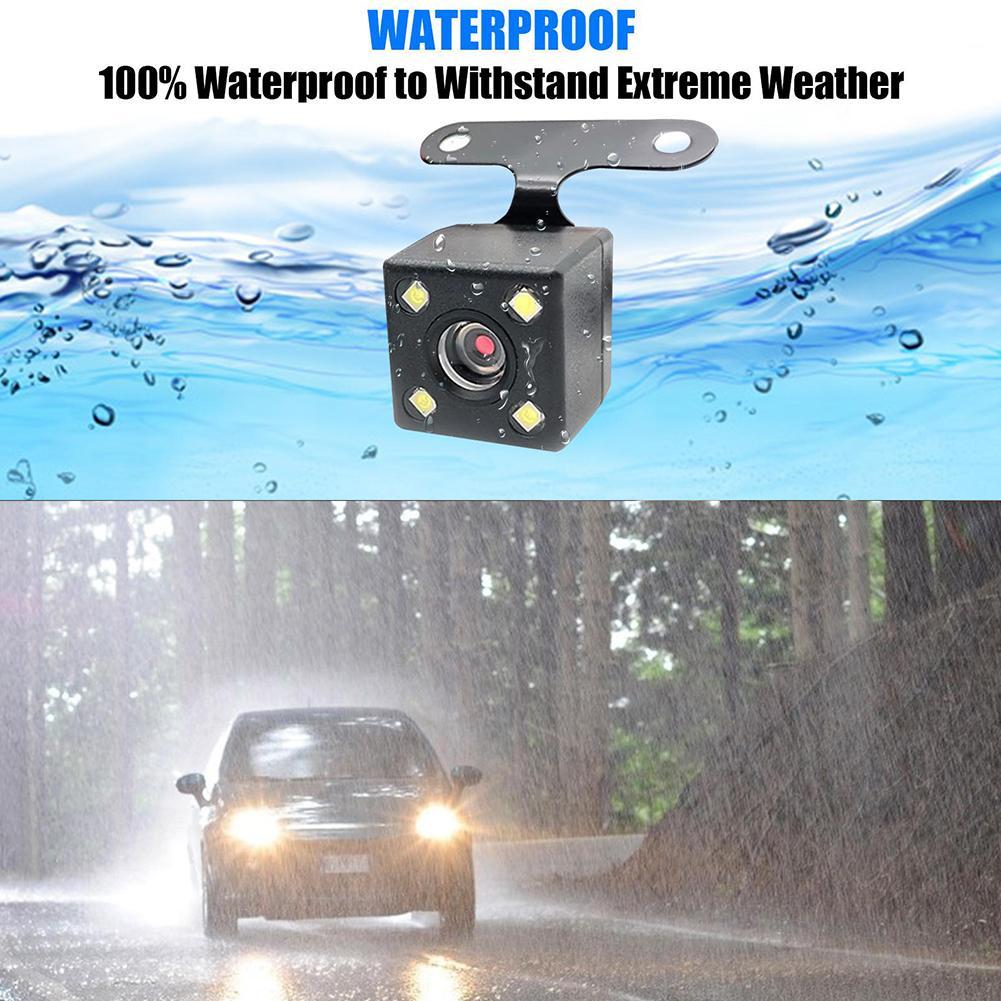 5 Pin HD Car Rear View Camera 170 Degree Wide Angle Waterproof 4 LED Night Vision Car Parking Reversing Camera Monitor Accessory