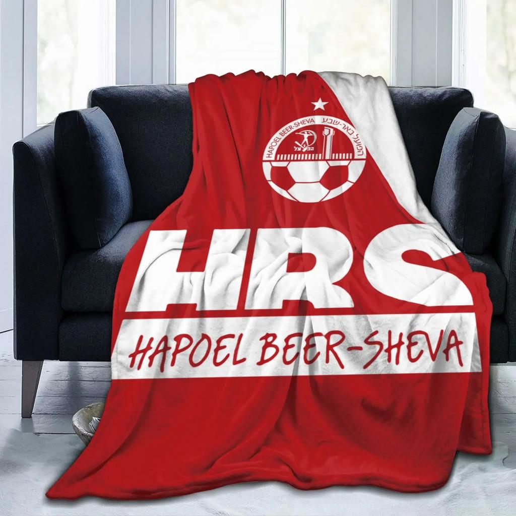 Hapoel Beer Sheva Soft Plush Blanket, Flannel Blanket Throw Blanket for Living Room Bedroom Bed Sofa Picnic Cover