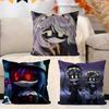 M-murder Drones Pillow Covers Cartoon Sofa Decorative Home Double-sided Printing Short Plush Cute Cushion Cover