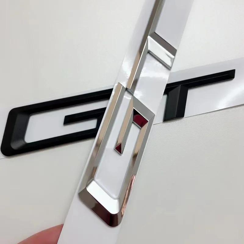 3D ABS GT Logo Letters Car Trunk Emblem Badge For BMW 5 3 Series 320d E36 320 C 400 650 530 F07 F34 G32 GT Sticker Accessories