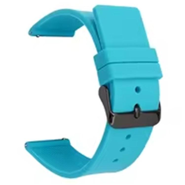 For Garmin Venu 3S Venu 2S Mini Watch Strap Replacement 18 mm Sports Style Silicone Watchband with Black Buckle