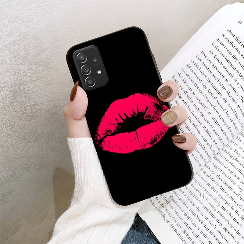 Чехол для телефона RUICHI с высунутым языком для Samsung Galaxy A02 A12 A21 A22 A32 A41 A42 A51 A71 A72 Shell